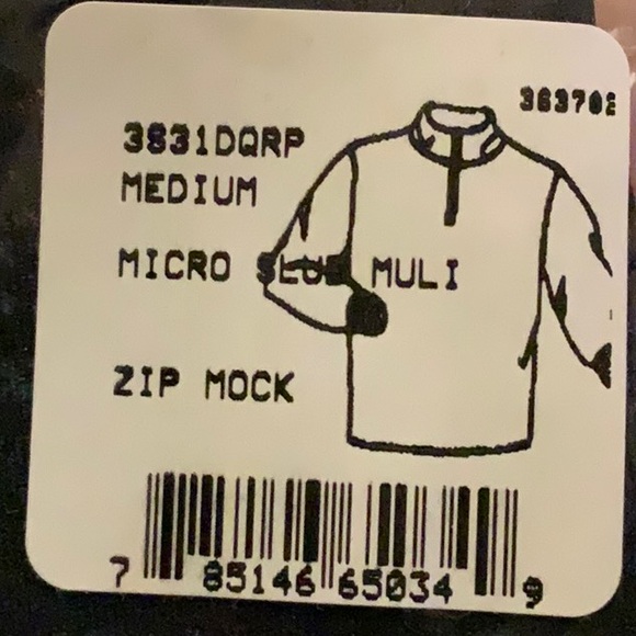 PMX 3.0 SUPER MIDWEIGHT ZIP MOCK BASELAYER - micro slub multi - Picture 8 of 9